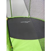 Capetan® Omega 183 cm átm. trambulin védőhálóval Lime színben kisgyermekeknek optimalizált 45 cm ugrálófelület magasság